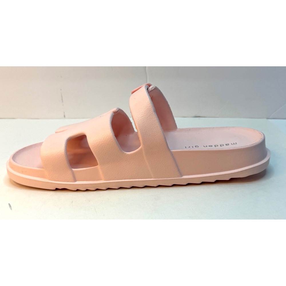 Madden Girl Darliing Banded Footbed Slide Sandals Pink Rose Size 11 NWT/BOX - Picture 3 of 10